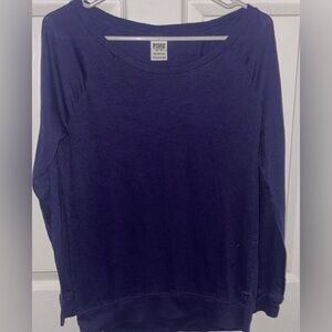 Victoria's Secret Pink Dark Blue Top